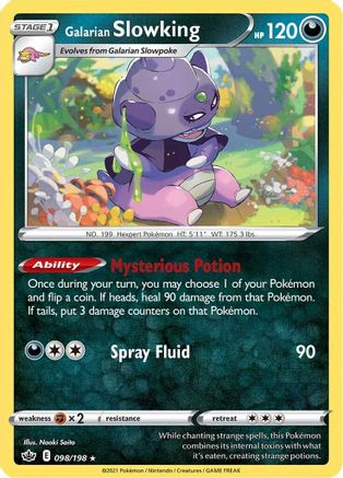 Galarian Slowking 098  - Holofoil - Holo Rare