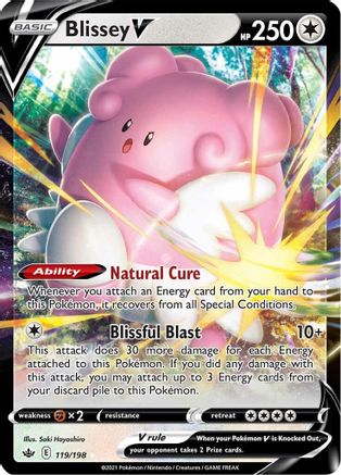 Blissey V 119  - Holofoil - Ultra Rare