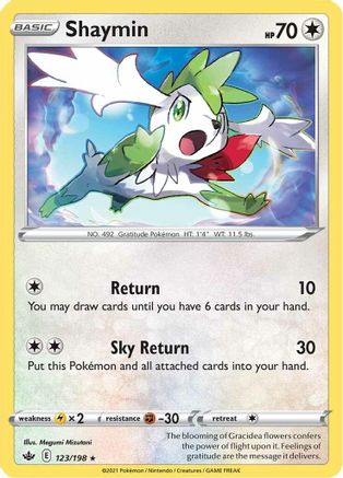 Shaymin 123  - Holofoil - Holo Rare
