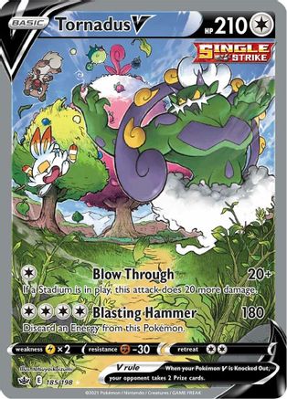 Tornadus V (Alternate Full Art) 185  - Holofoil - Ultra Rare