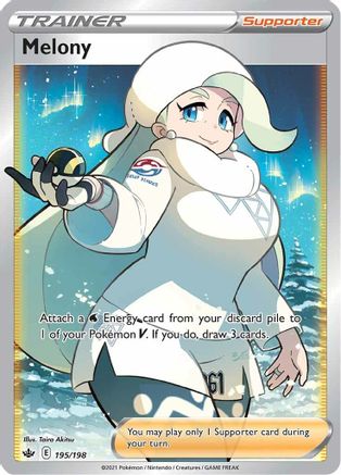 Melony (195/198) [Épée et bouclier : Chilling Reign] 