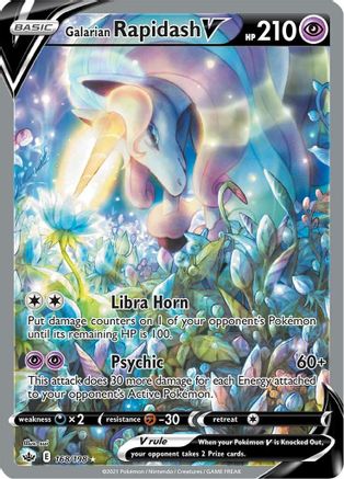 Galarian Rapidash V (168/198) [Épée et Bouclier : Chilling Reign] 