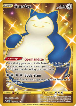 Snorlax (Secret) 224  - Holofoil - Secret Rare