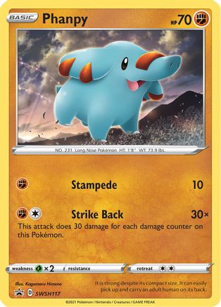 Phanpy SWSH117  - Holofoil - Promo