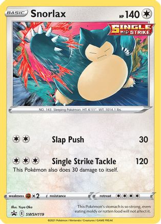 Snorlax SWSH119  - Holofoil - Promo
