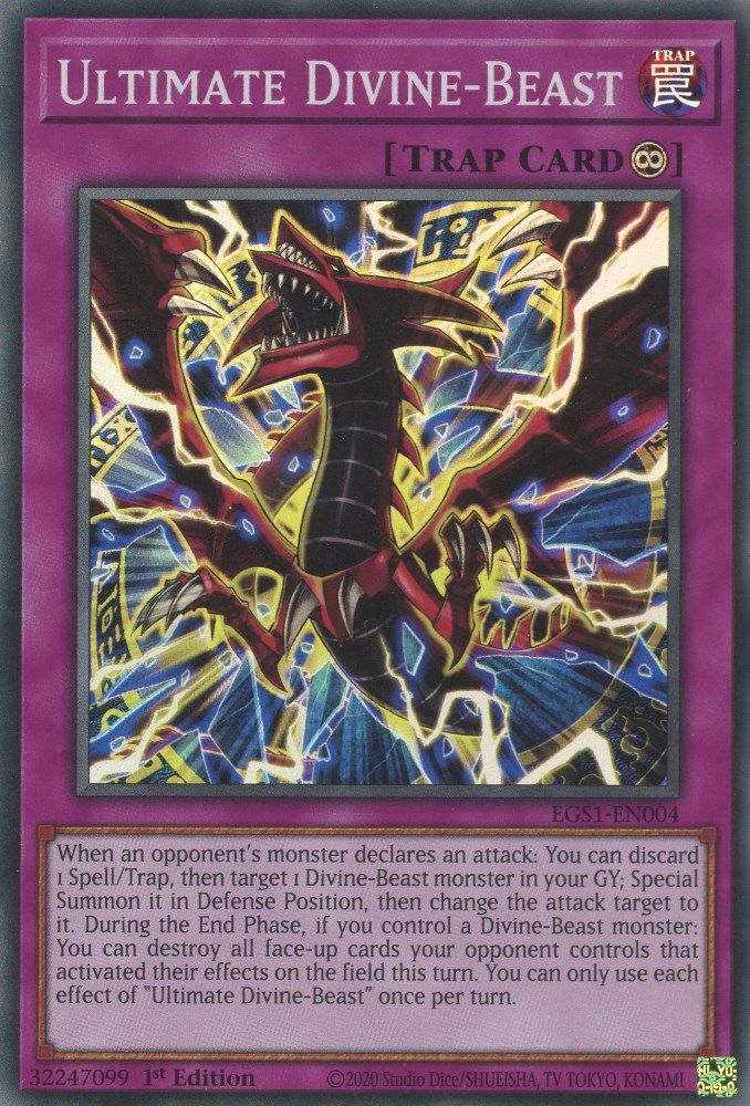 Ultimate Divine-Beast (EGS1-EN004) - Super Rare