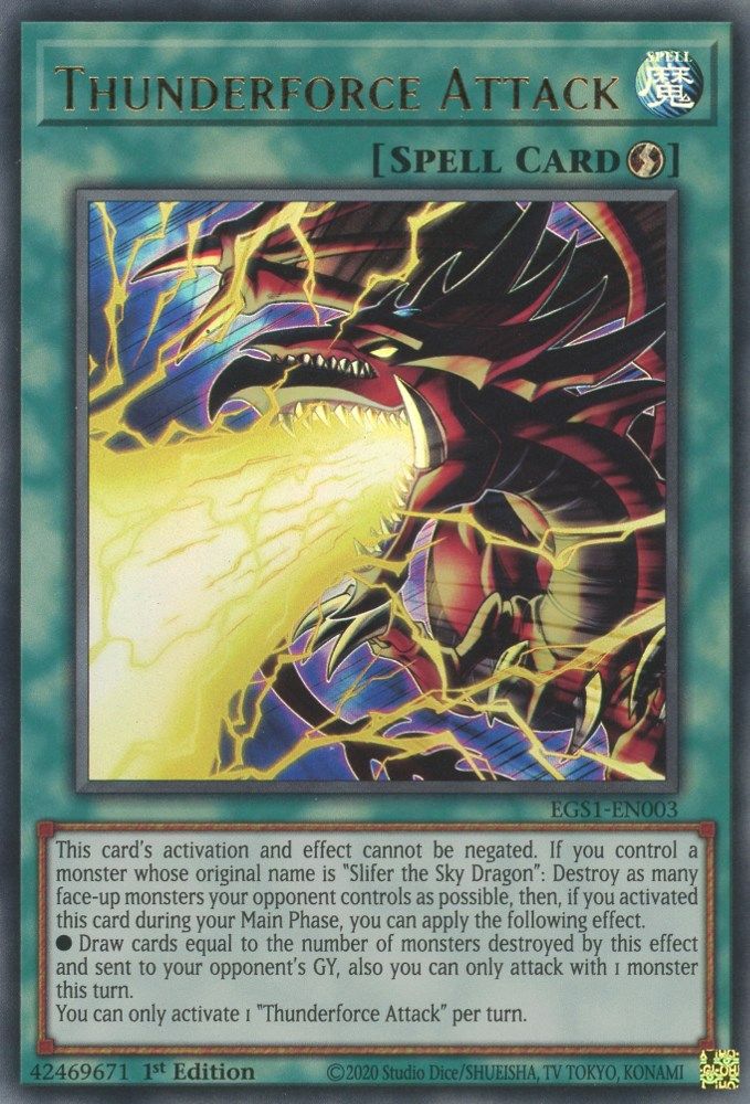 Attaque Thunderforce [EGS1-EN003] Ultra Rare 