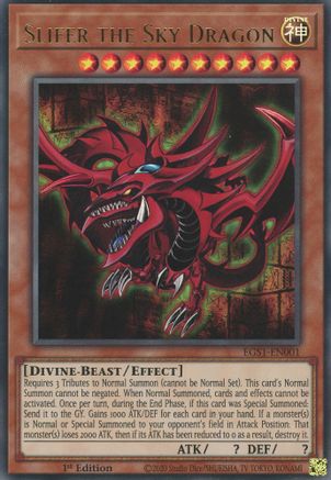 Slifer le dragon du ciel [EGS1-EN001] Ultra rare 