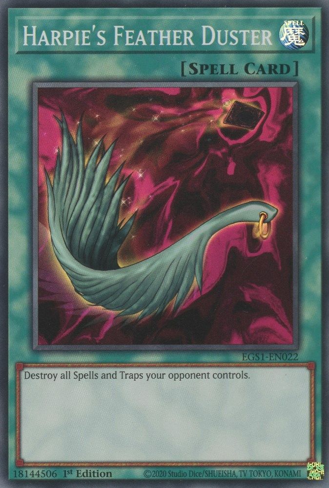 Harpie's Feather Duster (EGS1-EN022) - Super Rare