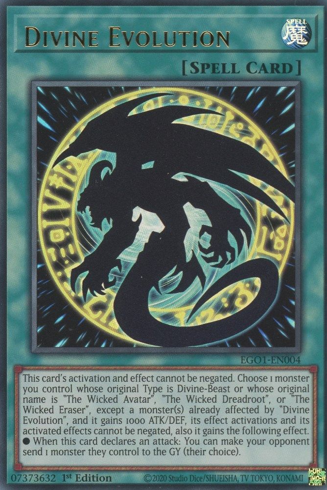 Évolution divine [EGO1-EN004] Ultra Rare 