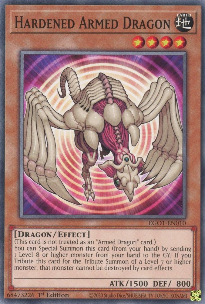Hardened Armed Dragon (EGO1-EN010) - Common