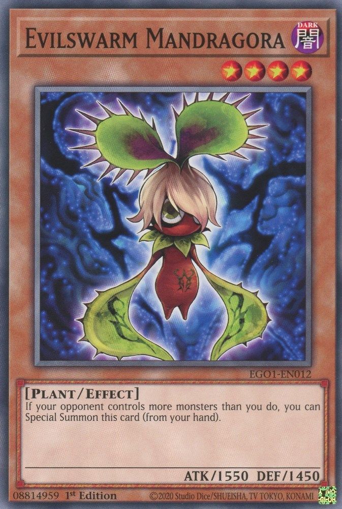 Evilswarm Mandragora (EGO1-EN012) - Common