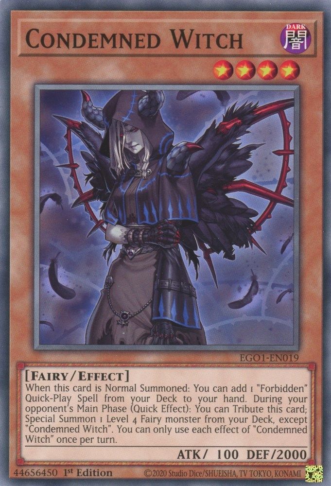 Condemned Witch (EGO1-EN019) - Common