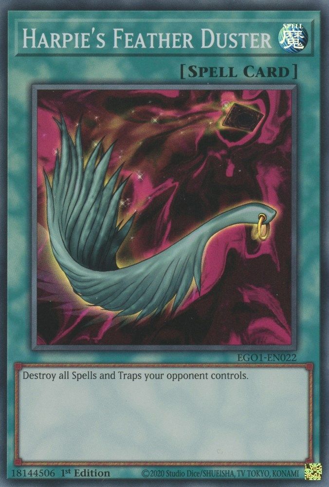 Harpie's Feather Duster (EGO1-EN022) - Super Rare
