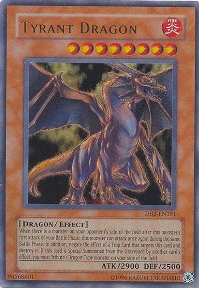 Tyrant Dragon (DB2-EN151) - Ultra Rare