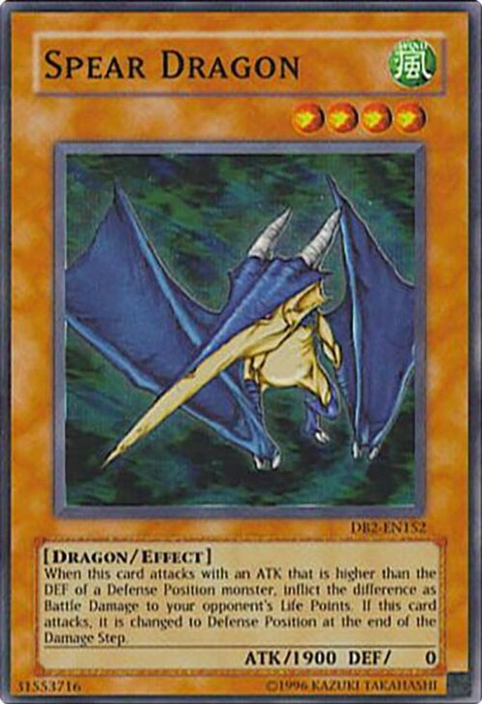 Spear Dragon (DB2-EN152) - Super Rare