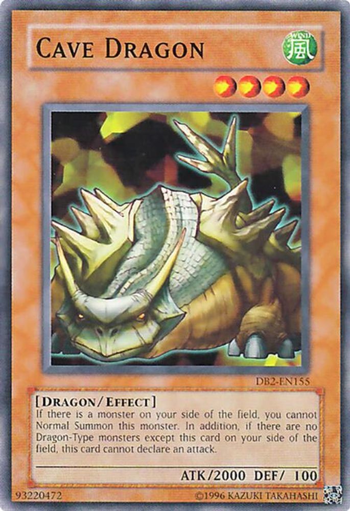 Dragon des cavernes [DB2-EN155] Commun 