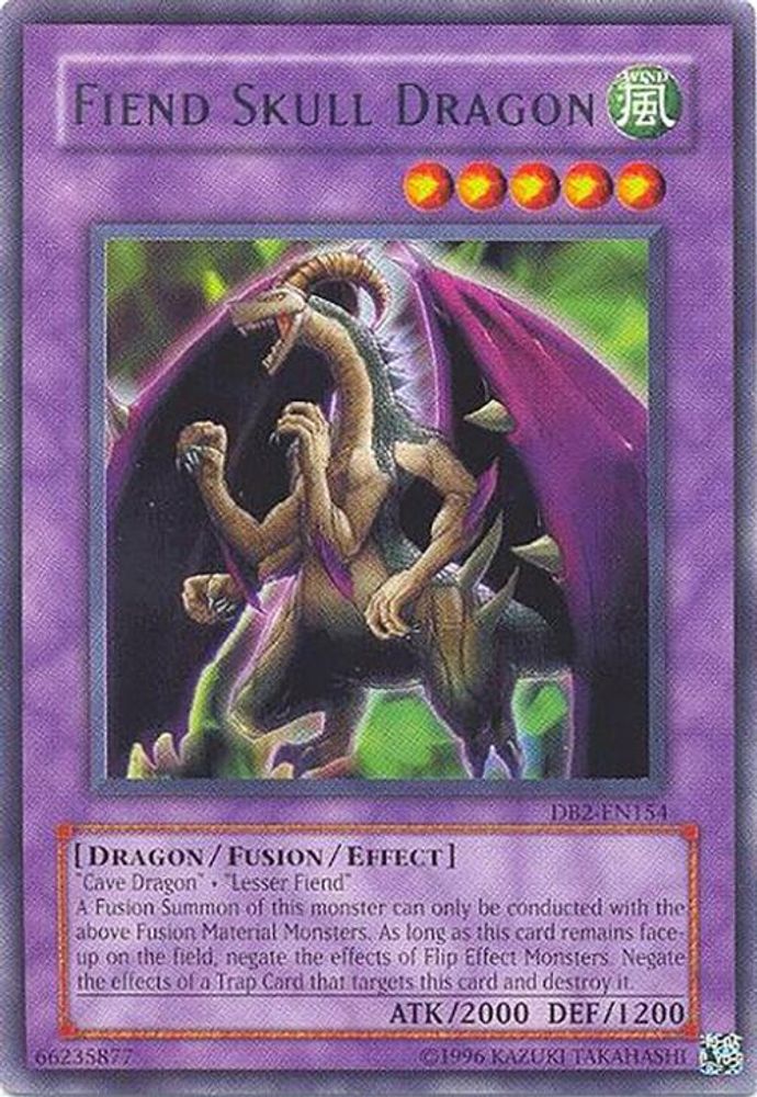 Dragon crâne démoniaque [DB2-EN154] Rare 