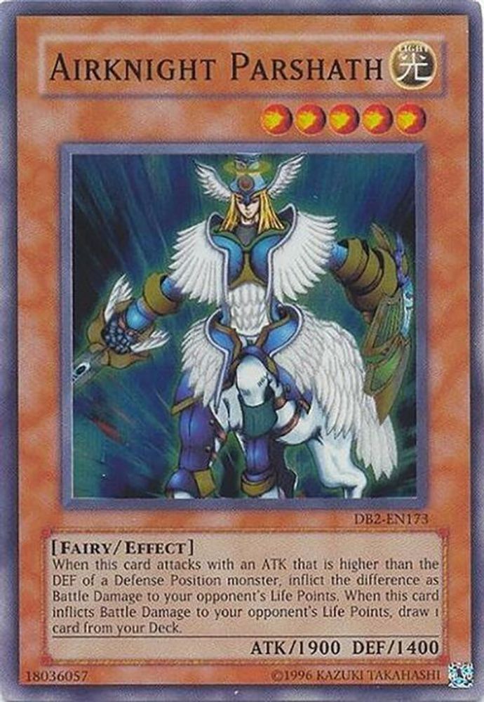 Chevalier aérien Parshath [DB2-EN173] Super Rare 