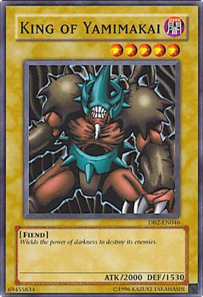 King of Yamimakai (DB2-EN046) - Common