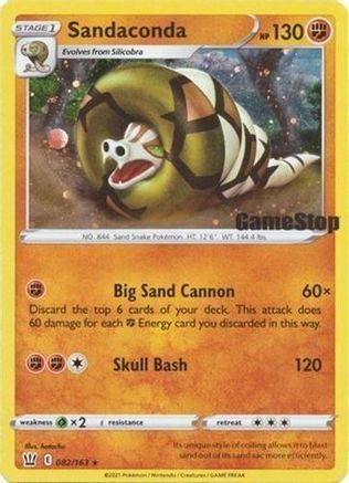 Sandaconda (Gamestop Exclusive) 082/163  - Holofoil - Promo