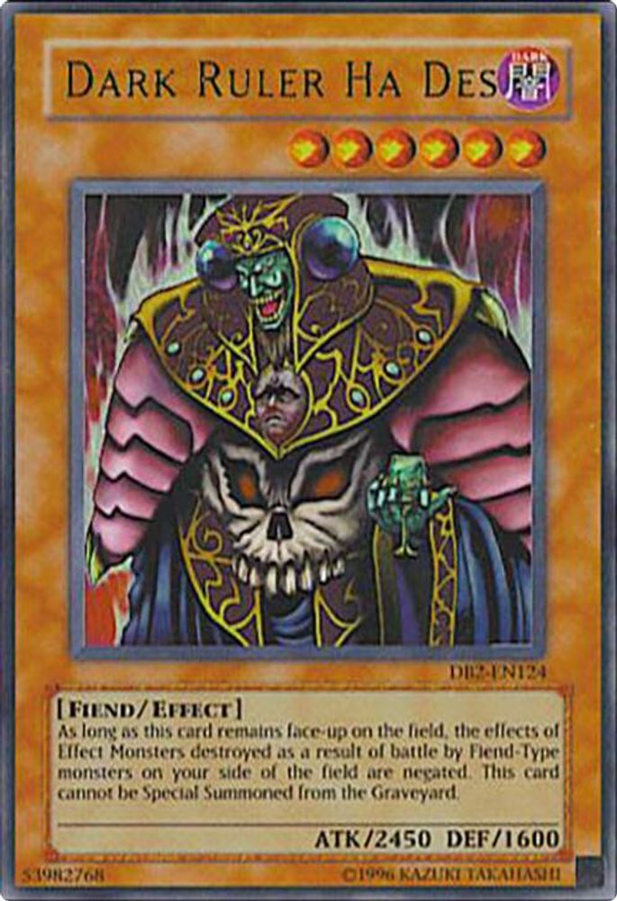 Dark Ruler Ha Des (DB2-EN124) - Ultra Rare