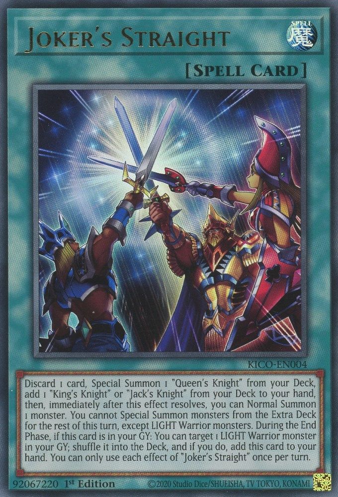Joker's Straight (KICO-EN004) - Ultra Rare