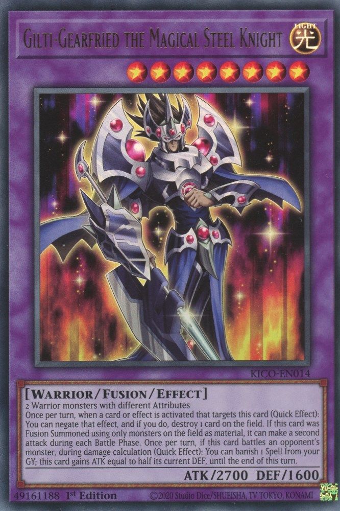 Gilti-Gearfried the Magical Steel Knight (KICO-EN014) - Ultra Rare