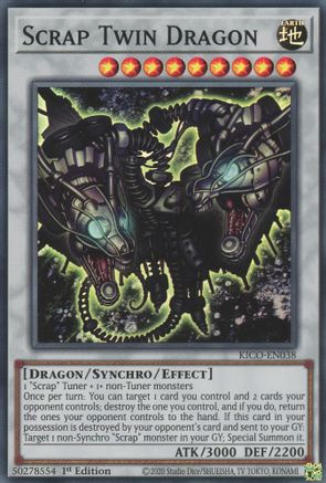 Scrap Twin Dragon [KICO-EN038] Super Rare