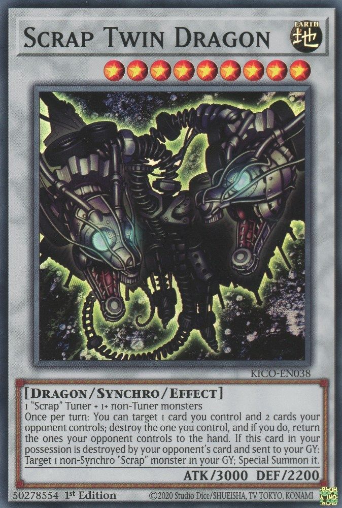 Scrap Twin Dragon (KICO-EN038) - Super Rare