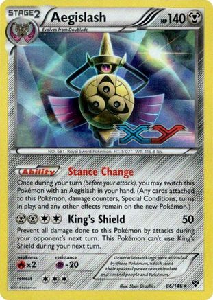 Aegislash - 86/146 (Prerelease)/146  - Holofoil - Promo