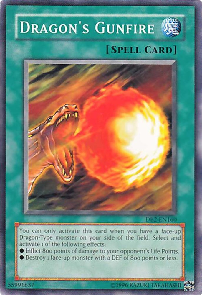Dragon's Gunfire (DB2-EN160) - Common