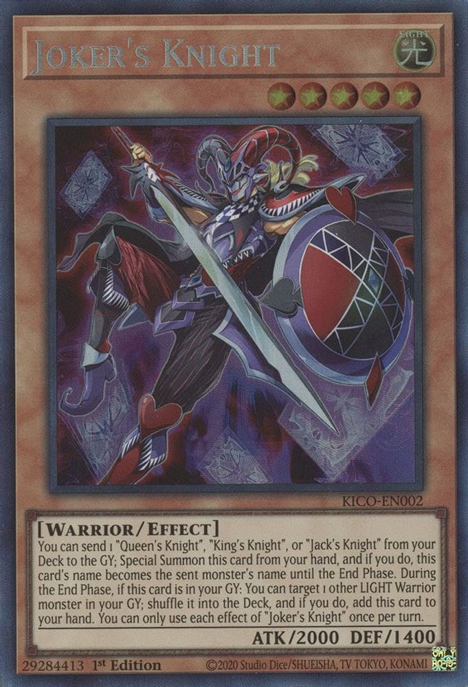 Joker's Knight (CR) (KICO-EN002) - Collector's Rare