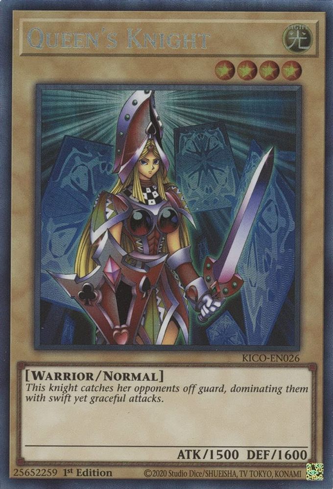 Queen's Knight (CR) (KICO-EN026) - Collector's Rare