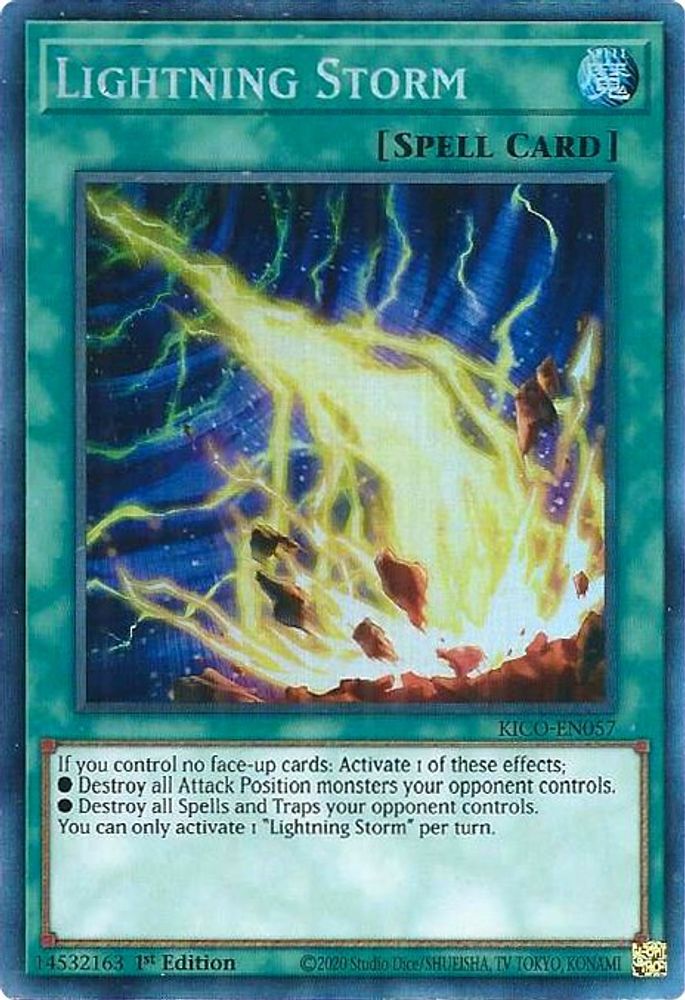 Lightning Storm (CR) (KICO-EN057) - Collector's Rare