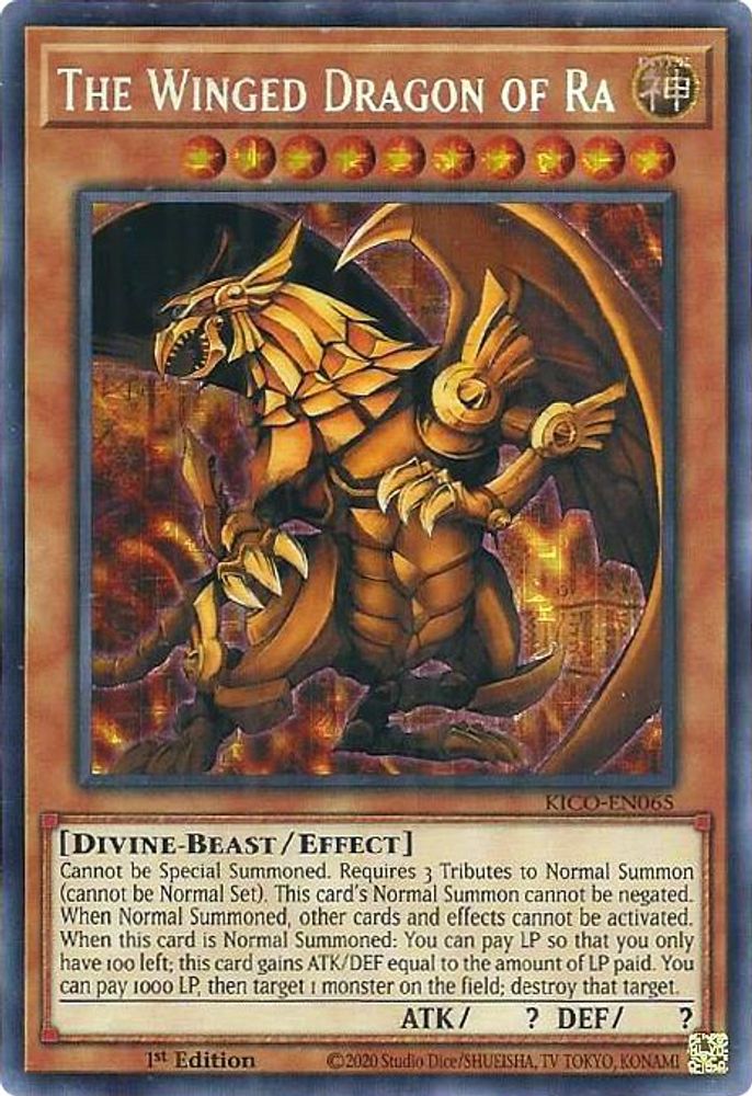 Le dragon ailé de Ra [KICO-EN065] Rare du pharaon secret 