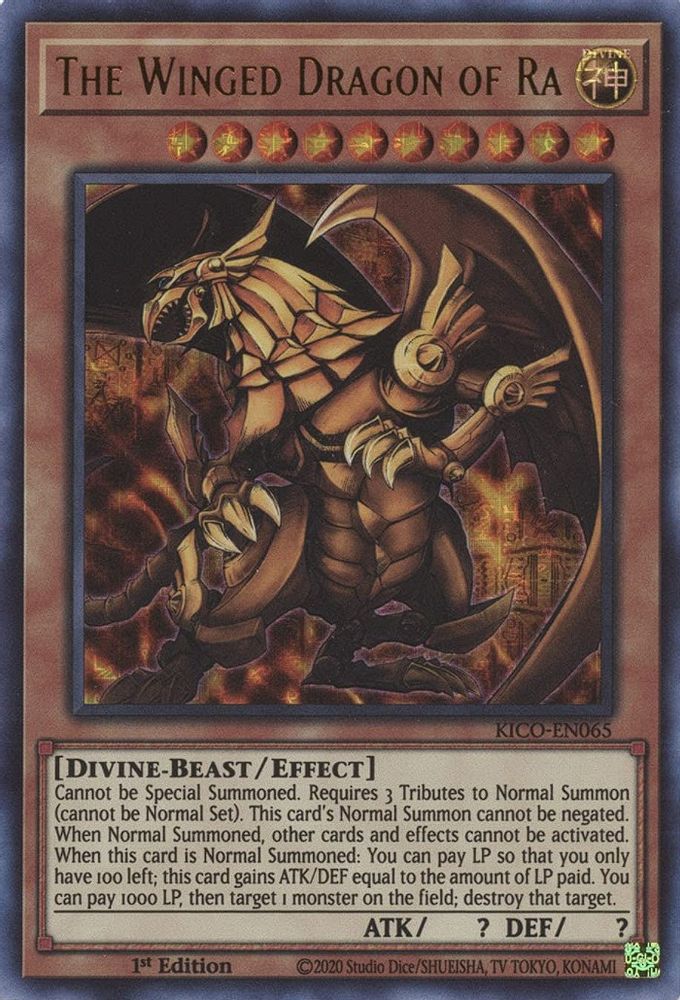 Le dragon ailé de Ra (Ultra Pharaoh's Rare) [KICO-EN065] Ultra Pharaoh's Rare 