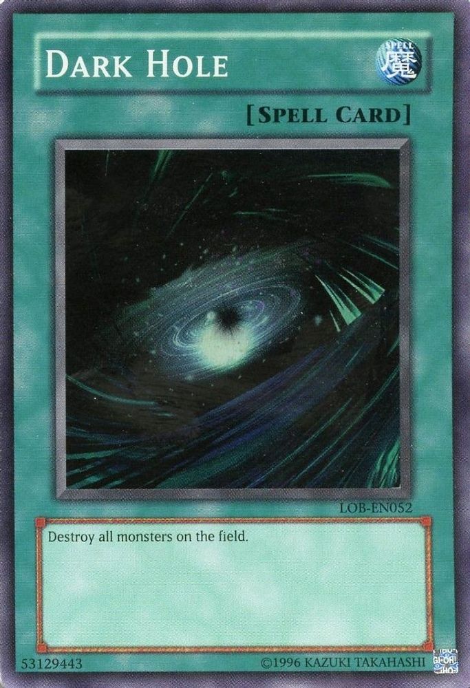 Dark Hole (LOB-EN052) - Super Rare