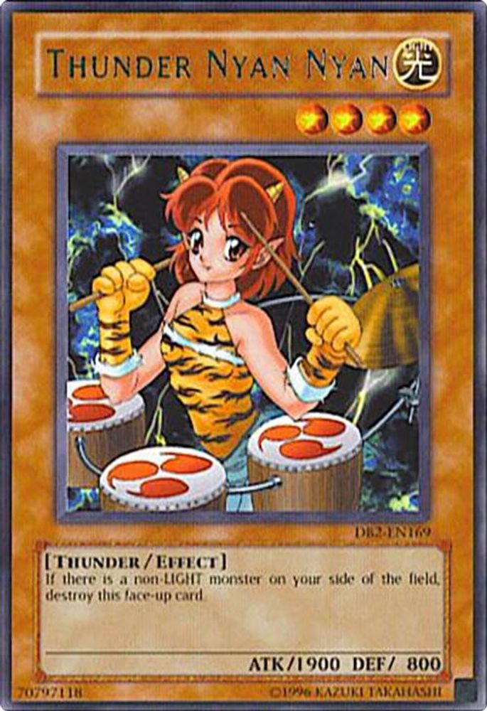 Thunder Nyan Nyan (DB2-EN169) - Rare