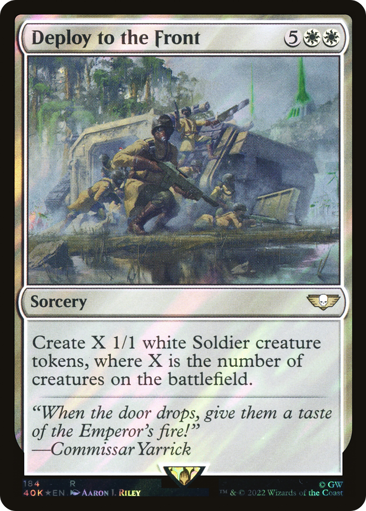 Déployer au front (Surge Foil) [Warhammer 40,000] 