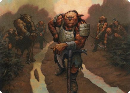 Hobgoblin Bandit Lord Art Card (ASAFR-030) - Art Series: Adventures in the Forgotten Realms