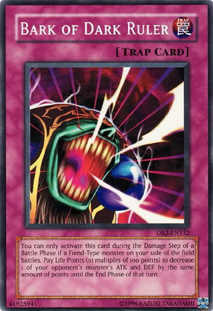 Bark of Dark Ruler (DB2-EN132) - Common