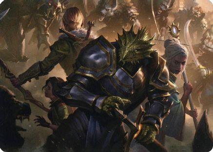 You Come to the Gnoll Camp Art Card (ASAFR-042) - Art Series: Adventures in the Forgotten Realms