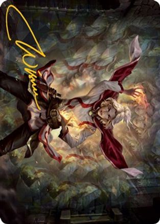 Delina, Wild Mage Art Card (Gold-Stamped Signature) (ASAFR-031) - Art Series: Adventures in the Forgotten Realms