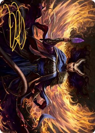 Farideh, Devil's Chosen Art Card (Gold-Stamped Signature) (ASAFR-032) - Art Series: Adventures in the Forgotten Realms