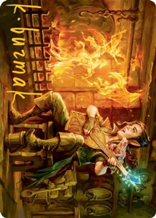Wish Art Card (Gold-Stamped Signature) (ASAFR-050) - Art Series: Adventures in the Forgotten Realms