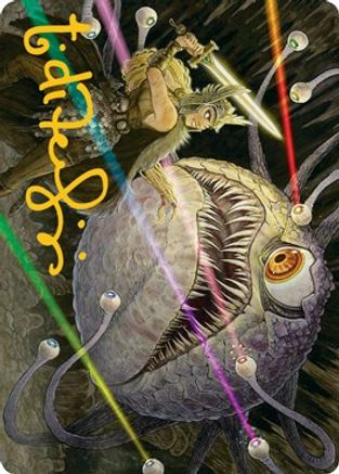 Hive of the Eye Tyrant Art Card (Gold-Stamped Signature) (ASAFR-053) - Art Series: Adventures in the Forgotten Realms