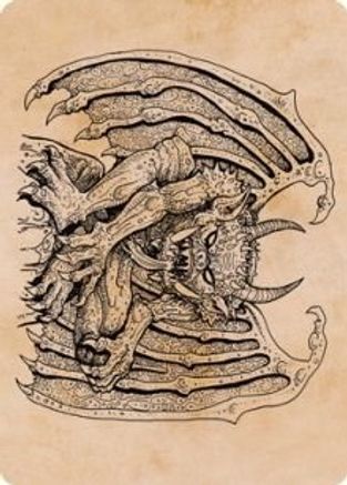 Cloister Gargoyle (Showcase) Art Card (ASAFR-065) - Art Series: Adventures in the Forgotten Realms