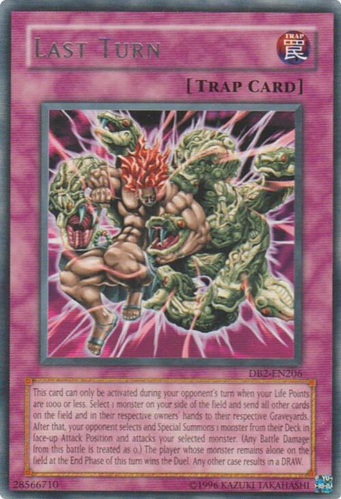 Last Turn (DB2-EN206) - Rare