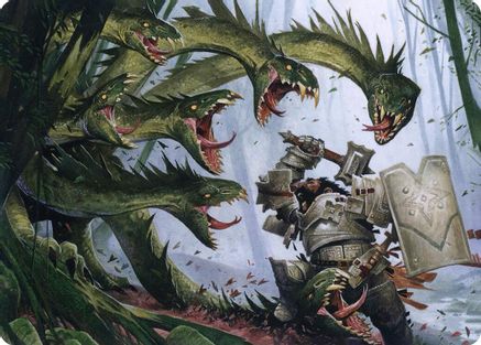 Lair of the Hydra Art Card (ASAFR-067) - Art Series: Adventures in the Forgotten Realms